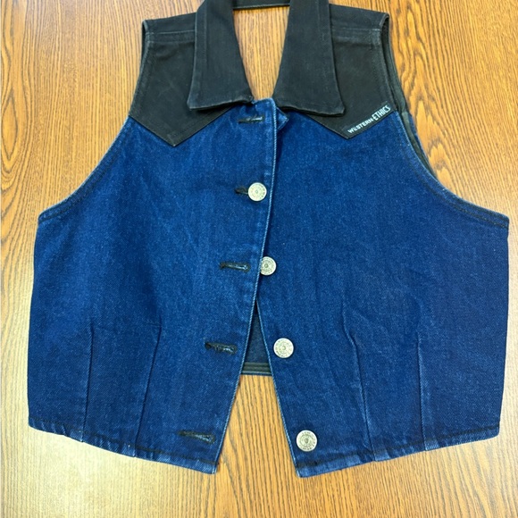 Western Ethics Denim - Women's Blue Denim Vest